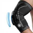 Elbow Compression Sleeve for Tendonitis, Bursitis Elbow Pad Brace  Elbow Brace with Side Springs & Foam Padding for Olecranon Joint Pain, Arthritis, Bursa Protection, Men & Women(Black, Small)