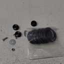 Universal Bumper Clips, Front Rear Bumper Quick Release Kit, Bumper Holders for Cars (4 Black Bumper Quick Release Tabs and 12 Customized O-Rings) (2set)