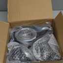 Nioboee Fog Lights Compatible With 2010 2011 Camry Front Bumper Lights w/H11 12V 55W Bulbs Clear Lens Left Driver and Right Passenger Side Fog Lamps