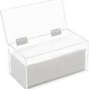 Face Towel Holder Box for Rectangular Face Wipes, Disposable Facial Towels Container, Clear