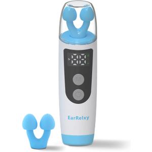 Eustachian Tube Unclogger, Safely & Naturally Ear Pressure Relief Device Pop Blocked Ears, Relief Tinnitus and Earache for Air Travel, Diving, Swimming