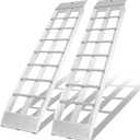 Aluminum Shed Ramps for Lawn Mowers, 2 Pack, 36 x 8 x 1.5 in, Shed Door Threshold Ramp, 1,500 lb per Pair