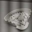 TAILI Corner Shower Caddy with Suction Cups, Wall Mounted Organizer Plastic Rack for Small Bathrooms, Kitchen, Removable Drill-Free Heavy Duty Shelf Basket, White