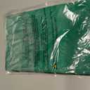 Vinyl Zipper Bag, Reusable Bag, Travel Pouch, Small Compact, Check Wallet, 11 x 6 Inch (Kelly Green)