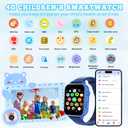 Kids Smart Watch Toys for Boys Girls – Children Watch for Kids 4-12 Years Touch Screen Watches with 15 Games Video Camera Music Player Alarm School Mode Education Birthday Gifts (4G Purple) (Black)