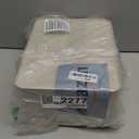 ZICOTO Beautiful Bread Box With Wooden Lid For Your Kitchen Countertop - Spacious Container Perfectly Stores Your Homemade Bread, English Muffins & Bagels - Quality Cutting Board Lid Keeps Loaf Fresh (Fog)