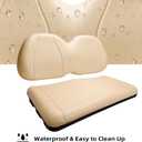 Golf Cart Front Seat Cushion, Precedent Front Seat Bottom & Back Seat Cushion, Compatible with Club Car Precedent 2004-2011