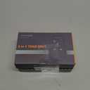 AVCOO 3-in-1 TENS Unit Muscle Stimulator with 30 Modes, 40 Intensities TENS Machine for Gradual Back Pain Relief Therapy, Rechargeable EMS Unit Massager with 12 TENS Electrode Pads, a Storage Bag