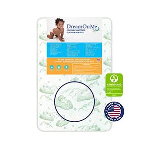 Dream On Me 3" Playard Mattress, White 38"*26"