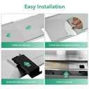 Universal Grease Tray with Catch Pan for Nexgrill 720-0888s 720-0888, Charbroil, Dynaglo, Kenmore, BHG, Grill Master, Backyard, Uniflame, Expert Gas Grill, Drip Pan for 3/4/5/6 Burner Gas Grill Models