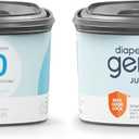 The Diaper Genie Jumbo Square Refill, with Continuous Film, can Hold up to 810 Newborn-Sized Diapers per Refill. (Pack of 2)
