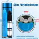 60H Insulin Cooler Travel Case TSA Approved (Blue) | Portable Medication Cooler for 2-3 Insulin Pens or Vials, Double-Layer Vacuum Insulated Diabetic Travel Case with Ice Packs