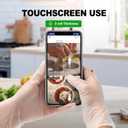 Disposable Vinyl Gloves, Food Safe, Latex-Free Powder-Free Clear Plastic Gloves for Cooking, House Clean, Food Prep (Medium)