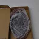 YYJINGYOU Cast Iron Steak Fajita Plate Set with wood Plate for Steak Pizza (10 x 6.5 inch)