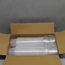 Alaeseje 100 Pack 8oz Disposable Clear Plastic Cups with Dome Lids(Hole in the Lid),PET Dessert Cups,Disposable Snack Bowls for Ice Cream,Cake,Fruit,Parfait, Pudding and Jello Shot