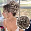 MORICA Messy Bun Hair Piece Large Wavy Curly Elastic Hair Bun Scrunchies Ponytail Extensions Synthetic Chignon Hairpieces for Women