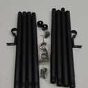 1set Outdoor Rotating Flagpole Kit with Bracket and Construction for Garden Patio and Backyard Use