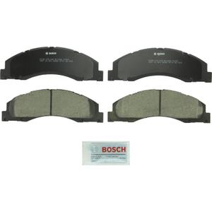 BOSCH BC1328 QuietCast Premium Ceramic Disc Brake Pad Set - Compatible with Select Ford E-150, E-250, E-350 Super Duty, E-450 Super Duty; FRONT