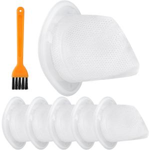6 Pack Handheld Vacuum Filters Replacement for Black and Decker Dustbuster QuickClean Cordless HNVC215B10, Compatible with Hand Vacuums Models HNVCF10 HNVC220BCZ01 HNVC215BW52 Filter