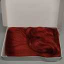 Long Red Wigs with Bangs 26Inch Wavy Curly Hair for Women Tangle Free Soft Natural Looking Premium Heat Resistant Protein Fiber Daily Party Use