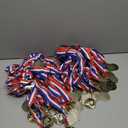 AmazingSpark 12/30/50/100 2" Metal Graduation Award Medals Bulk with Neck Ribbon End of Year Gold Honor Recognition Winner Medals Trophy Award Prize Gift for Grad Ceremony