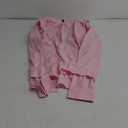 Gleeivy Button Down Shirts for Women Stain Wrinkle Free Dress Formal Shirt Classic Fitted Casual Cotton Button Up Long Sleeve Pink Collar Business Button Blouse Work Server Interview 2XL