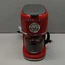 Nostalgia Classic Retro 10 Cup Coffee Maker - One-Touch Drip Brew, Reusable Filter - Anti-Drip, Auto Shutoff, & Time Display - Dishwasher Safe 50 oz Carafe - Red