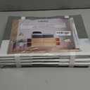 4 Pack Large Closet Storage Baskets Bins for Shelves | Fabric Closet Organizers and Storage with Handles Home Organization | Decorative Collapsible Baskets for Organizing Clothes Toy Nursery 14"x10" (White with Grey)