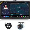 Eonon Android 14 Car Stereo for Volkswagen Golf MK5/ MK6 Jetta Passat SEAT Skoda, 9'' CarPlay Android Auto Touchscreen Headunit with DSP, Bluetooth 5.4, SWC, 3+32G - VWX7