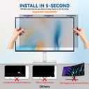 IPROKKO 2 Pack 27 inch Magnetic Privacy Screen For 16:9 Computer Monitor