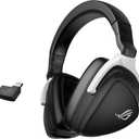 ASUS ROG Delta S Wireless Gaming Headset, Black, 50mm Drivers, AI Beamforming Mic, Low-Latency Bluetooth, USB-C, 3 Hours of Use, IPX4 Water Resistance