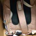 houscly Diaper Bag Backpack with Changing Station, 25L Large Capacity, Pink