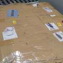 Gold High Top Marble Pub Table - 22" W, Modern Style Cocktail Table for Parties, Living Room, Kitchen, Dining Room Corner(High: 95cm/37Inch)