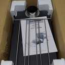 Hot Tent Stove,AVOFOREST Wood Burning Stove,Small Wood Stove with 7 Stainless Chimney Pipes for Outdoor Heating & Cooking, Ice Fishing, Hunting (black)