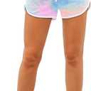Aloodor Womens Athletic Shorts Running Dolphin Shorts with Pockets and Drawstring (M)