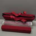 American Mahjong Set 166 Tiles, 4 Colors All-in-One Rack/Pushers, Red Soft Bag and Accessories Classic Full Size Complete Mahjong Set.