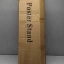 Poster Stand for Display Pedestal Sign Stand,Adjustable Floor Standing Sign Holder,Heavy Duty Banner Stand with Base Height Up to 75 inch Double-Sided for Board & Foam Sign (Double-Pole Poster Stand,2Pack)