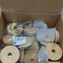 Cunhill 30 Pieces 70mm Bamboo Jar Lids Bulk with Straw Hole for Glass Cups Reusable Mason 2.76 Inch Wooden Lids with Silicone Ring for Beer Can Cups Regular Mouth Drinking Jars