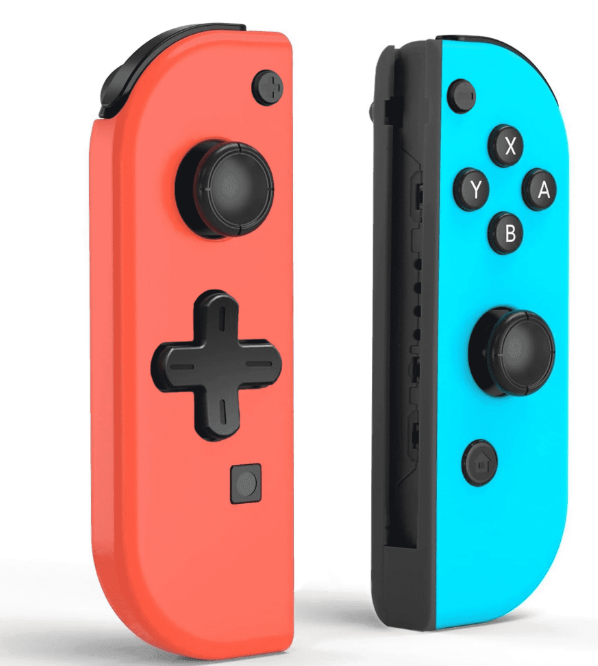 Switch Controller for Nintendo Switch, Switch Remote Joy Pad supports Dual Vibration/Motion Control/Screenshot/Wake-up (Red and Blue)