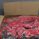  Red Roses, Fake Silk Roses Bouquet for Wedding Centerpiece Table Party Home Kitchen Decor