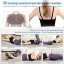 Shoulder Blade & Trapezius Trigger Point Massager, Upper Back Stretcher for Shoulder Back Pain Relief, Posture Correction & Muscle Relaxation, Ideal Gift for Mother