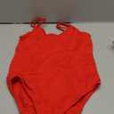 Nebility Bodysuits for Women Tummy Control Body Suits Seamless Shapewear V Neck Body Shaper (X-Small, Red)