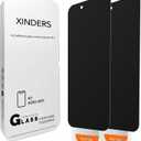 Designed for iPhone 17 Pro Privacy Tempered Glass Screen Protector [Military Grade Shatterproof & Longest Durable], Auto Dust-Elimination Installation Box, Bubble Free, HD Clear, Anti-Spy, Easy Installation, 2 Pack