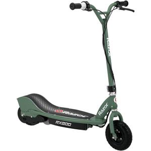 Razor Seated Electric Scooter for Ages 13+, 40-Min Ride Time, Twist-Grip Throttle, Pneumatic Tires, Removable Padded Seat (200 Series, Green)