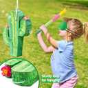 Cinco De Mayo Cactus Pinata for Kids Birthday Party, (16.75x11.25x3 in.) for Fun Fiesta Taco Party Supplies, Luau Event Photo Props, Mexican Theme Decoration, Carnivals Festivals, Taco Tuesday Event