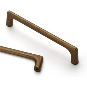Asidrama 10 Pack 5 Inch(128mm) Antique Brass Cabinet Pulls Cabinet Handles Cupboard Handles Kitchen Cabinet Hardware for Cupboard Drawer Pulls (5" Hole Center)