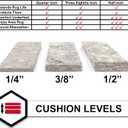 Mohawk Home Non Slip Rug Pad 4' x 6' (Rectangular)- 1/4" Thick Felt + Latex Rubber Gripper - Dual Surface Cushion for Hardwood, Carpet, Tile Floors, Made in USA