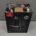 Globe Electric 51374 1-Light Plug-in or Hardwire Wall 14.44", Black, Cleo