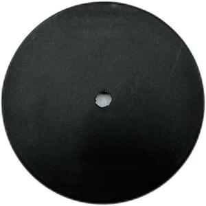 khtumeware 4-Pack Black Large Backplate of Kitchen Bifold Closet Cabinet Door Knob, 2-1/3 Inch Circle Escutcheon Back Plates for Bi-Fold Closet Doorknobs Barn Handles Pulls, Thick Round Wide Base