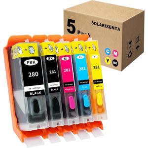 280XL 281XL Refillable Ink Cartridges for PIXMA TS6120 TS6220 TS6320 TS8120 TS8220 TS8320 TR7520 TR8520 TR8620 TS9120 TS9520 TS9521C TS702 Printer